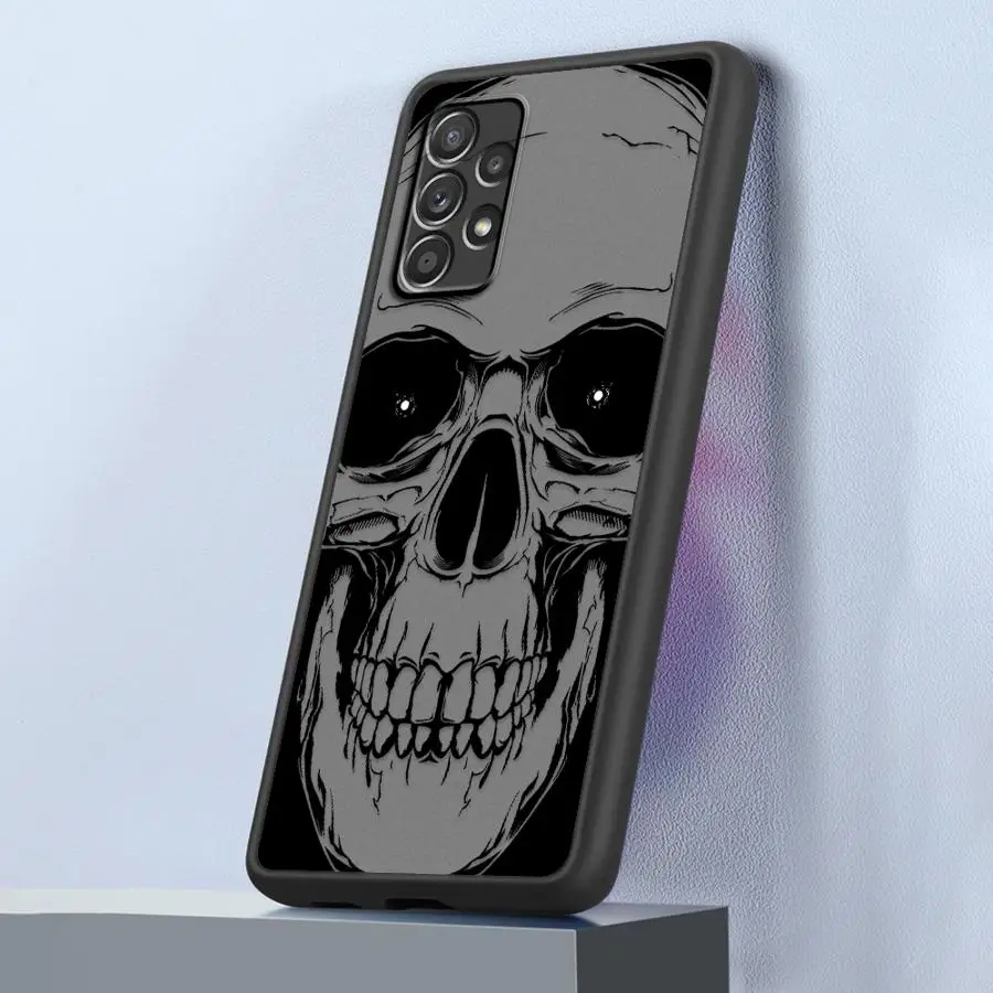 Spooky Skull Pattern Phone Case - Four Designs