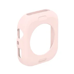 Silicone Protective Soft Shell Case for Smartwatch - Durable Bumper Guard (Pink)