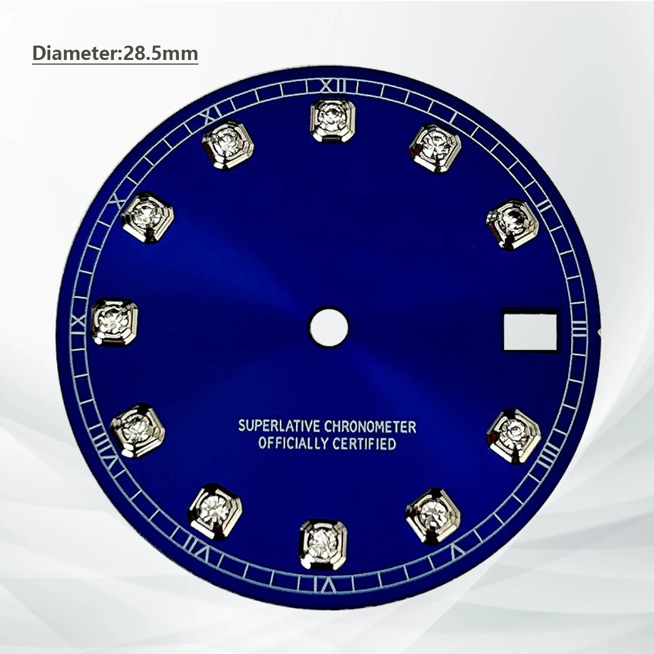 다이아몬드 다이얼 인기 시계 액세서리, NH35NH36 자동 무브먼트, 개선된 29mm 다이얼 세트, 벽돌 및 돌 포함, 28.5mm 