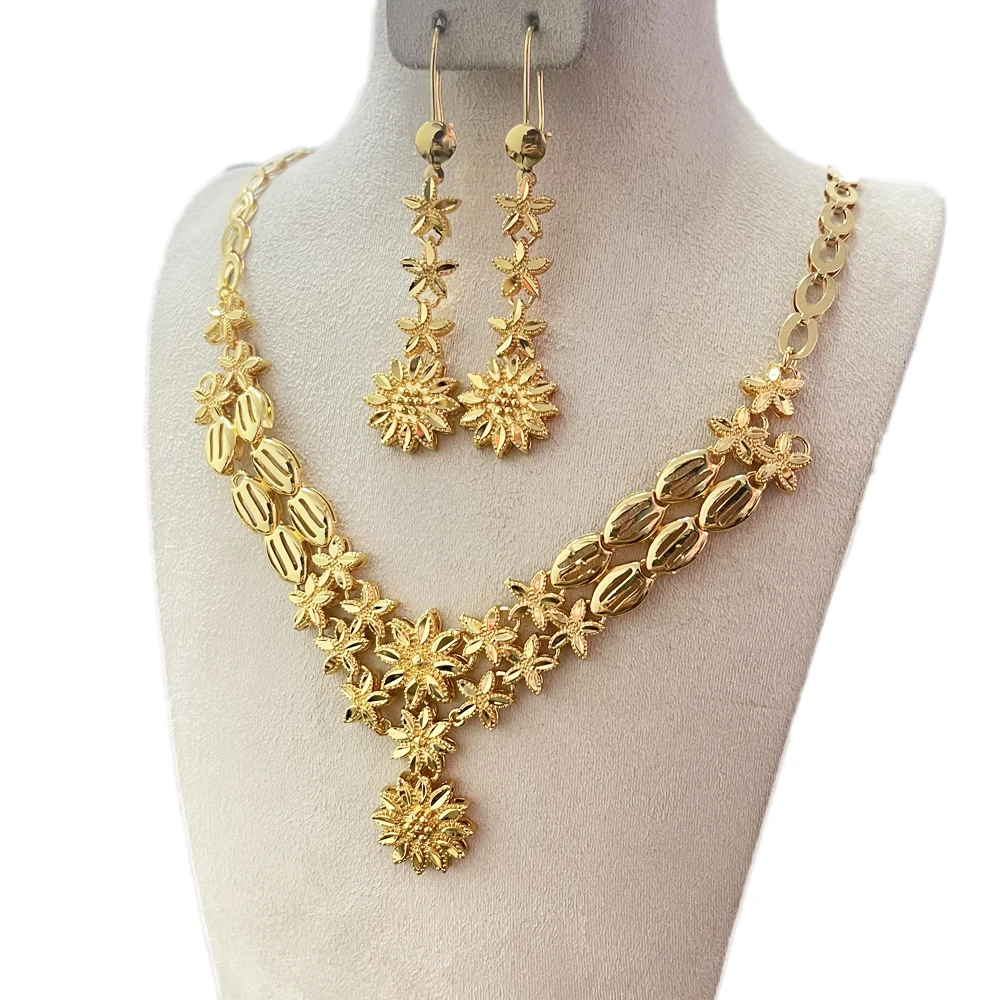 Riviere necklace with 7.90 Ct diamonds in yellow gold - BAUNAT