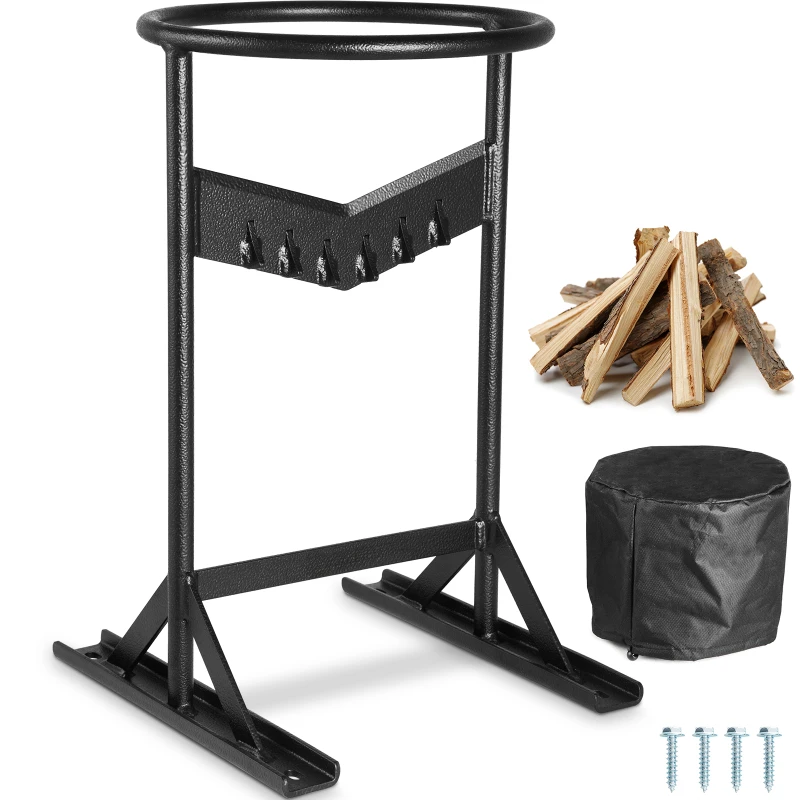 

Сплиттер для древесины VEVOR 9 ''x 17'' XL, сплиттер для древесины, Уникальный V-образный безопасный ручной сплиттер для древесины