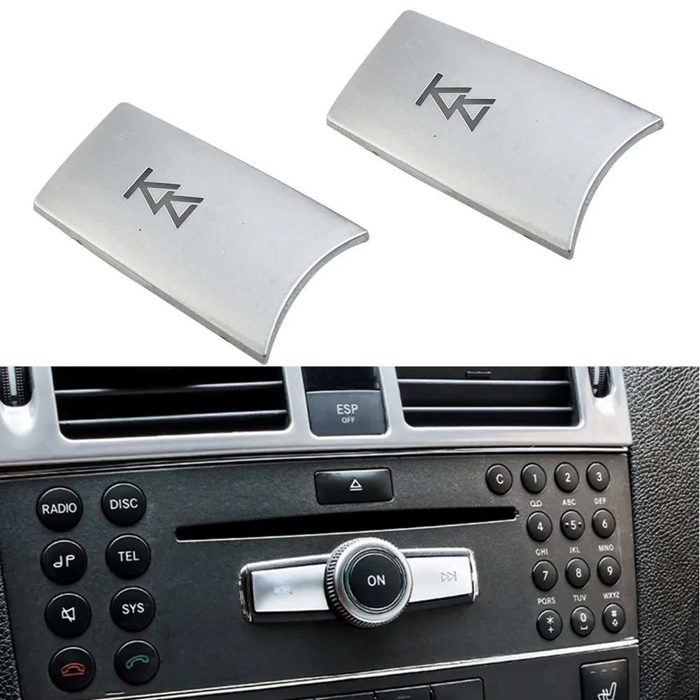 2x Button Covers For Mercedes Benz C E GLK CLS ML Class W204/W212 Volume  Buttons Sequins Cover Car Interior Accessories - AliExpress