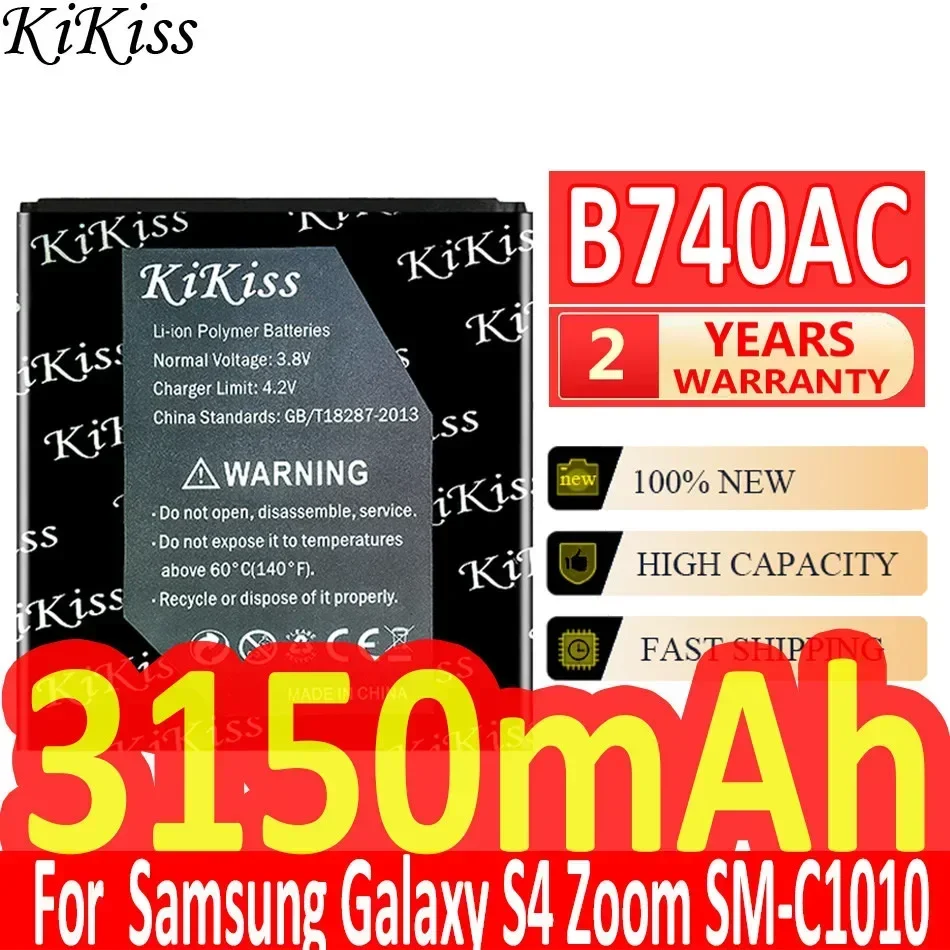 Kikiss Per Batteria Samsung B740Ae B740Ac Per Samsung Galaxy S4 Zoom C101 C1010 C105 C105K C105A Batteria Del Telefono 3150Mah
