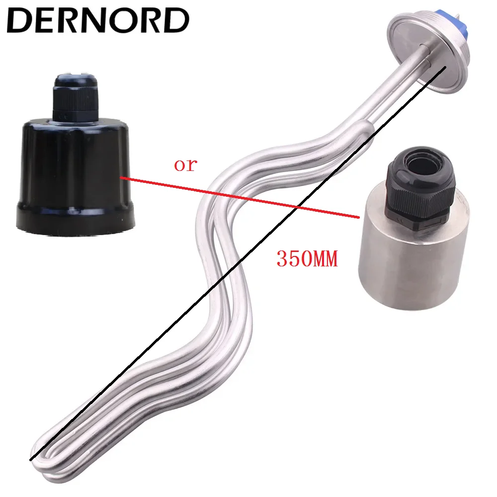 240V Heating Element 2 Inches Tri-Clamp Brewing 2.5/3.5/4.5/5.5/6.5KW SUS304 Immersion Water Electrical Heater