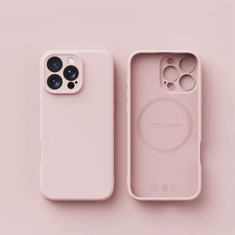 Luxury Liquid Soft Silicone Magnetic Case with MagSafe Wireless Charging Compatibility