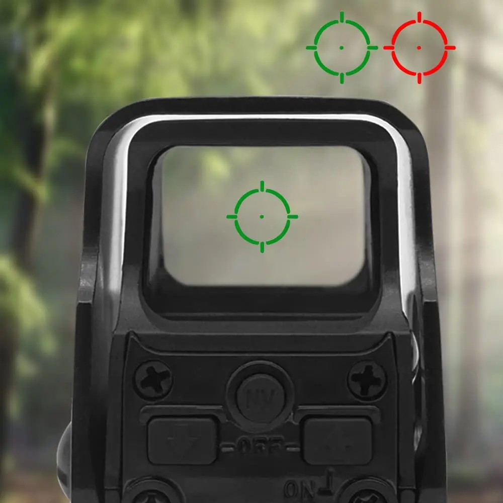 551 Red Green Dot Holographic Sight Scope Tactical Hunting Optical Collimator Sight Riflescope 20mm Mount Gun Accessories
