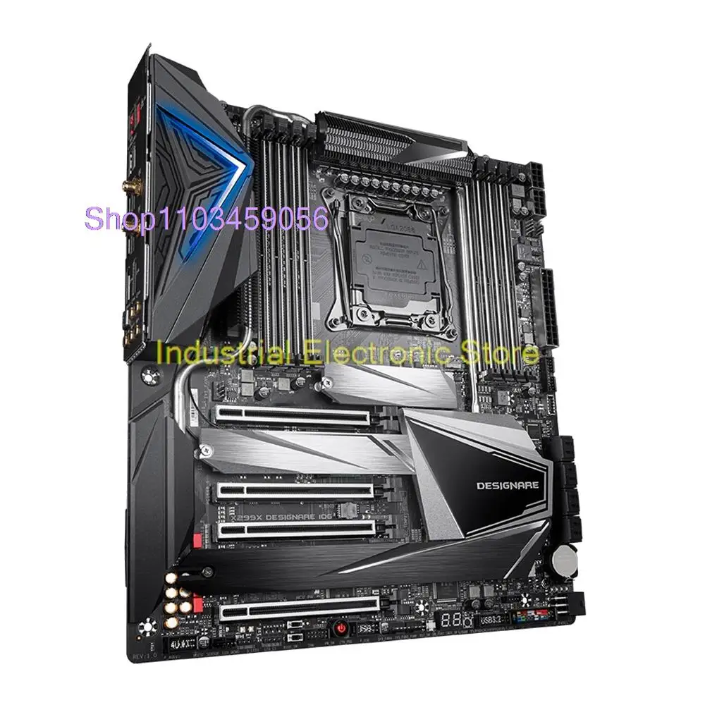 X299 마더보드, X299X 디자인, 10G, LGA2066, 256GB, DDR4 E-ATX 코어, i7-7800X 또는 X 시리즈, 코어 i9 X 프로세서 이상