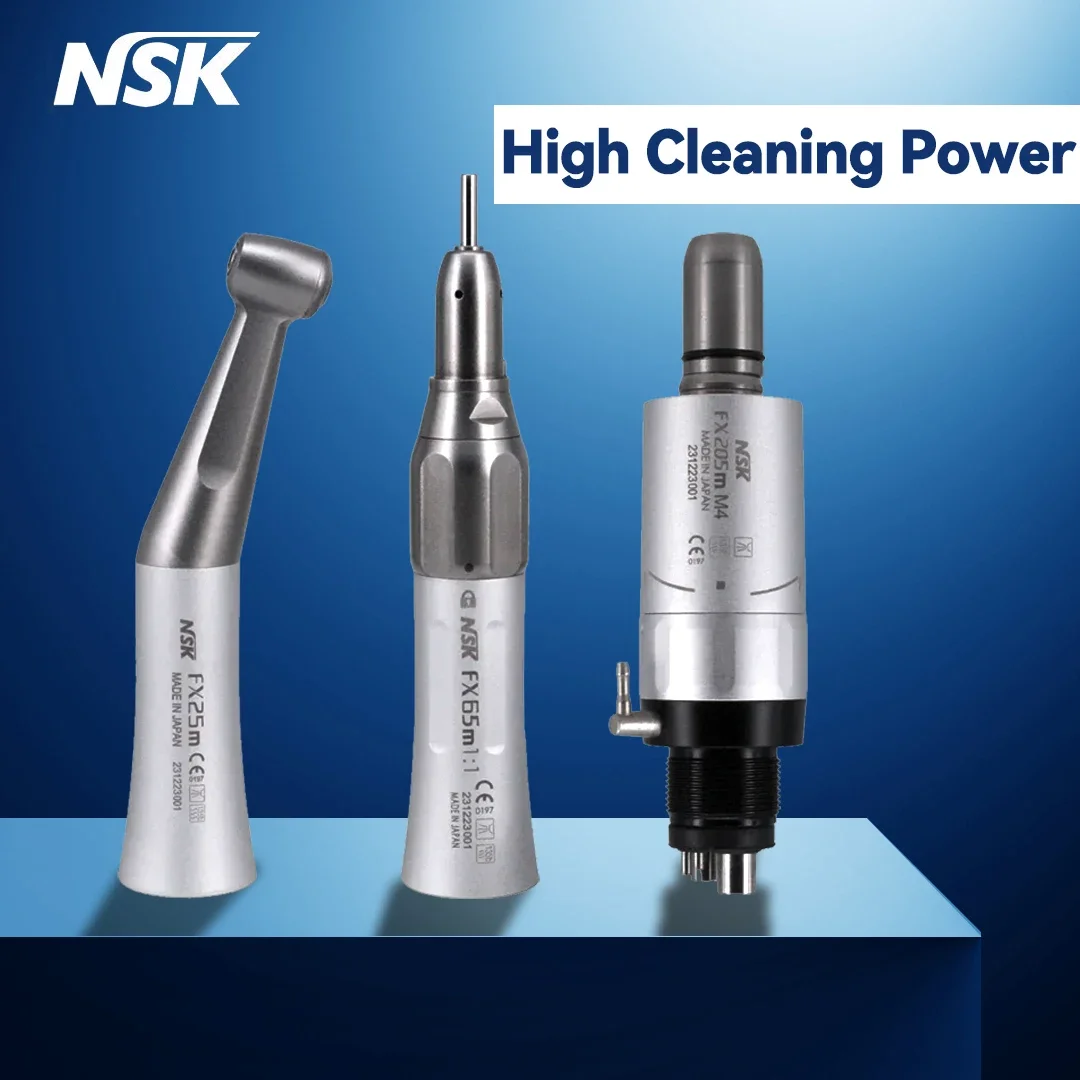 

NSK FX25 FX65 Dental 1:1 Direct Drive Contra Angle Low Speed Handpiece Mini Head Dentistry Against Contra Angle Polishing Tools