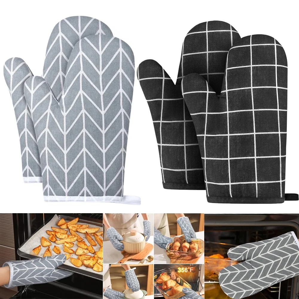 Ocves Guanti da forno in silicone resistenti al calore per cucinare