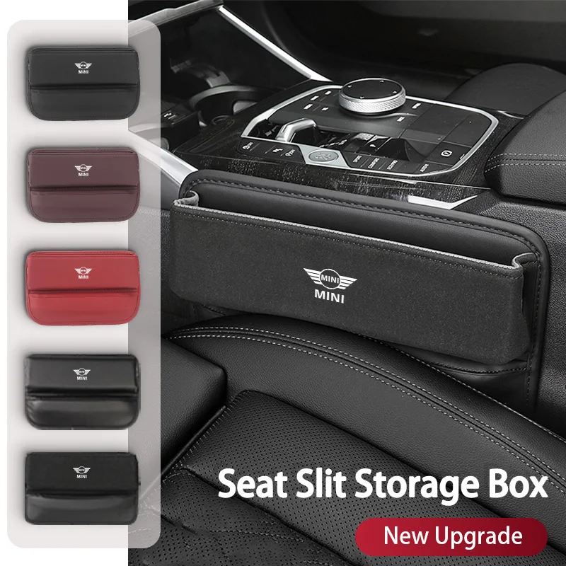 Seggiolino Auto Gap Storage Box Seat Side Bag Stowing Tidying Per Mini Cooper R53 R52 R50 One Jcw Clubman Countryman Works
