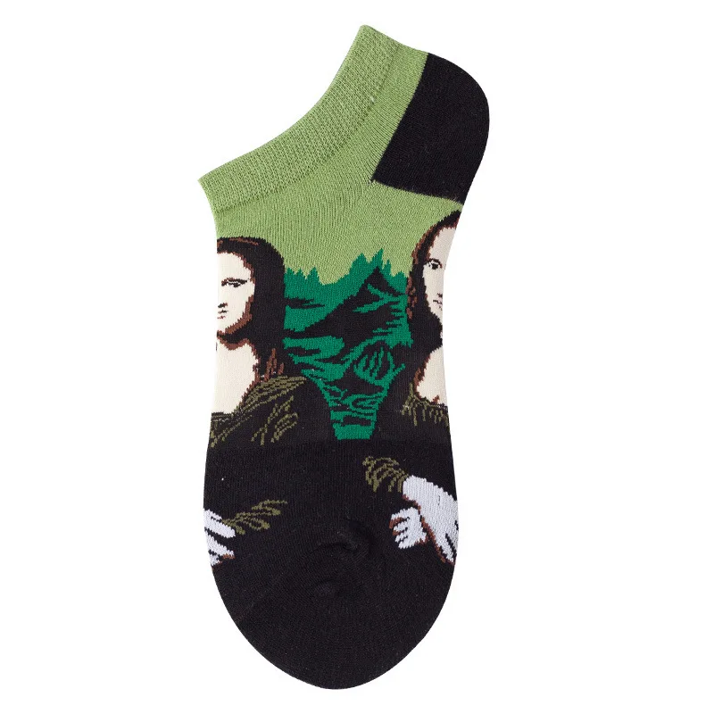 Men's Novelty High-Quality Geometric Fruit and Sushi Patterned Fashion Socks