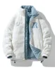 Men Jackets and Coat for Winter Fleece-Lined Thick Warm Corduroy Solid Color Reversible Both Side Can Wear Stylish Outwear 2
