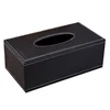 Light Luxury Leather Tissue Box, Living Room and Dining Room Napkin Holder, Kitchen Storage Supplies, Leather Car Tissue Holder 6