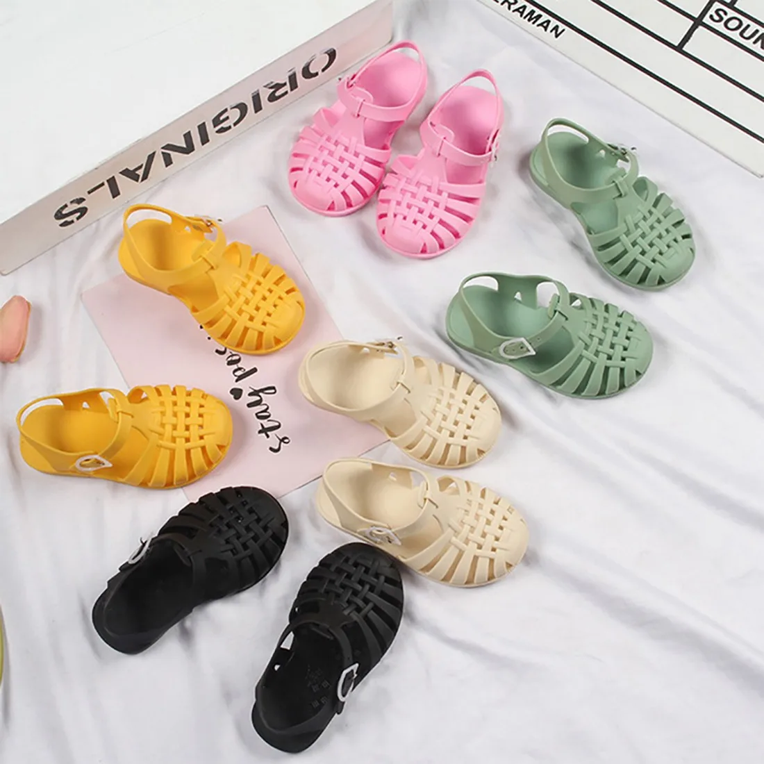 children's shoes for sale Baby Gladiator Sandals Breathable Hollow Out Shoes Pvc Summer Kids Shoes 2021 New Fashion Beach Children Sandals Boys Girls best leather shoes