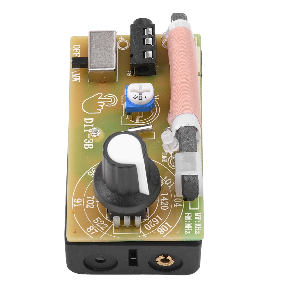 Stereo Digital Tuning Headphone Radio DIY Kit with Dual AM/FM Bands