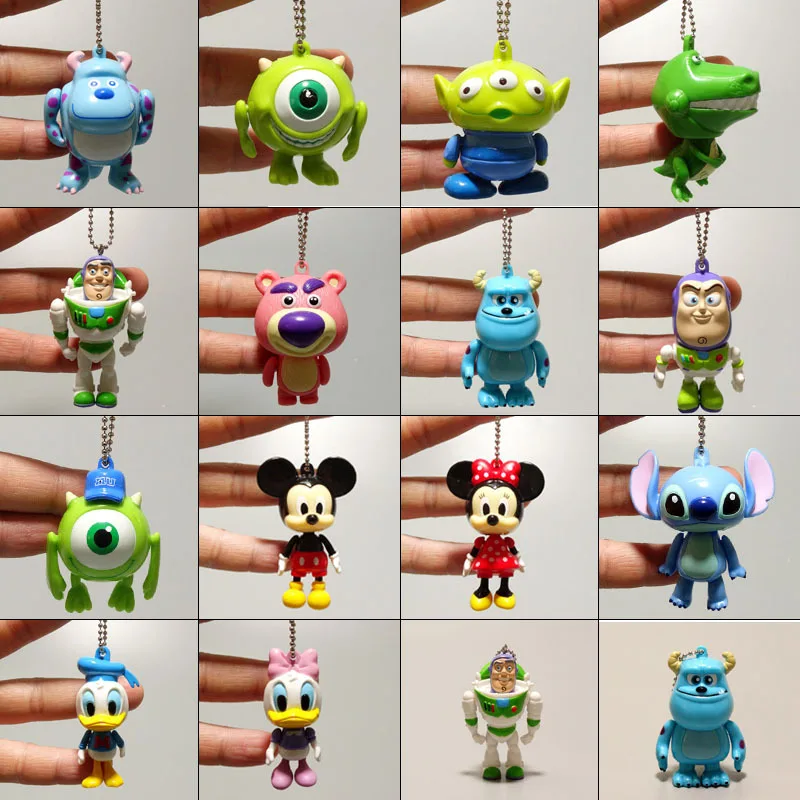 Portachiavi Disney Toy Story Buzz Lightyear Cartoon Figure Collection Bambola Modello Carino Per Borsa Decorazione Auto Portachiavi Regalo Di Complean