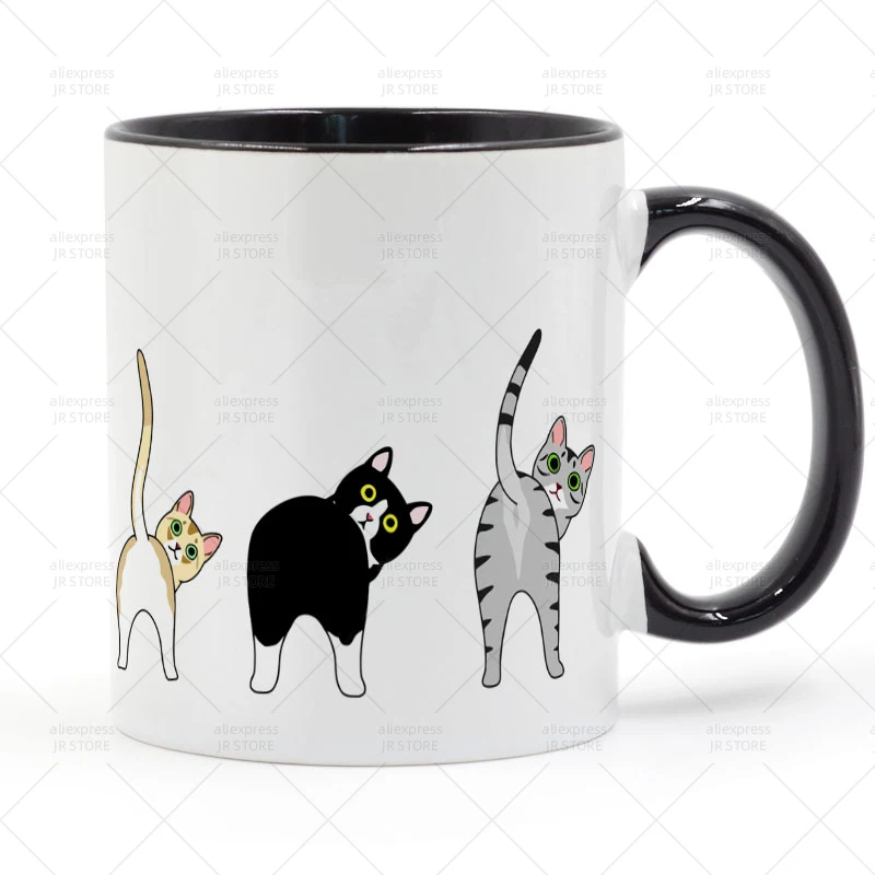 

The Cat Looks Back At You Mug Ceramic Cup Gifts 11oz