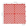 Tiles Interlocking 25PCS Red, Drainage Tiles 12x12x0.5 Inches, Deck Tiles Outdoor Floor Tiles, Outdoor Interlocking Tiles, Deck 3
