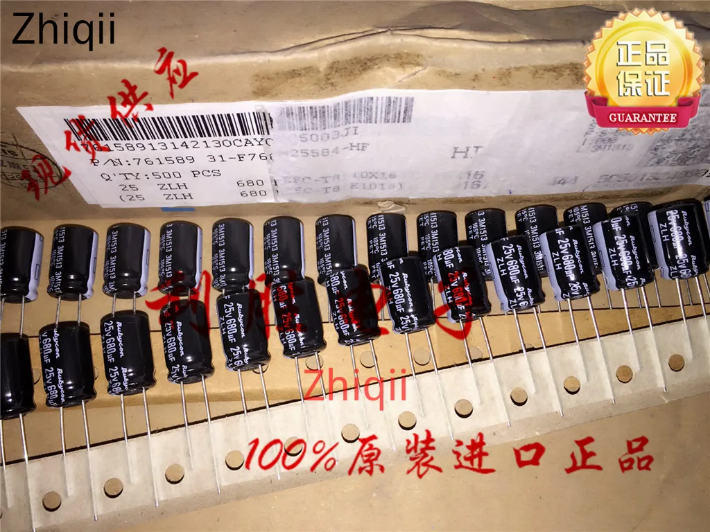 10 шт./30 шт. Оригинальный Новый 680 мкФ 25V японский Rubycon конденсатор 25V680UF 10*16 ZLH