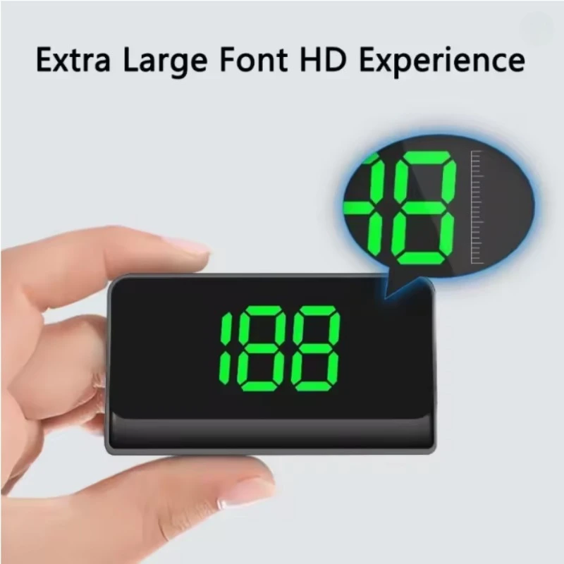 M2 Head Up Display GPS HUD Tachimetro Digitale Plug and Play Universale per Auto con Caratteri Grandi KM/H Proiettore sul Parabrezza Accessori Auto - Image 5