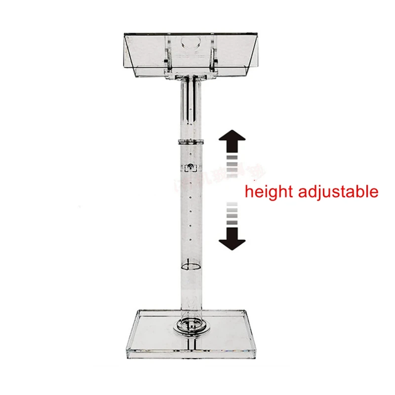 Wybuchowy styl akrylowa przezroczysta platforma podnośnikowa platforma konferencyjna multimedialna mowa mowa emcee