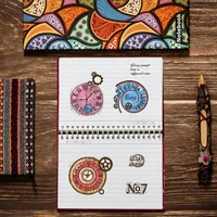 Vintage Gear Clock Clear Stamps Clock Time Silicone Clear Stamp Gear Wheel Transparent Stamps for DIY Scrapbooking and Cards 3