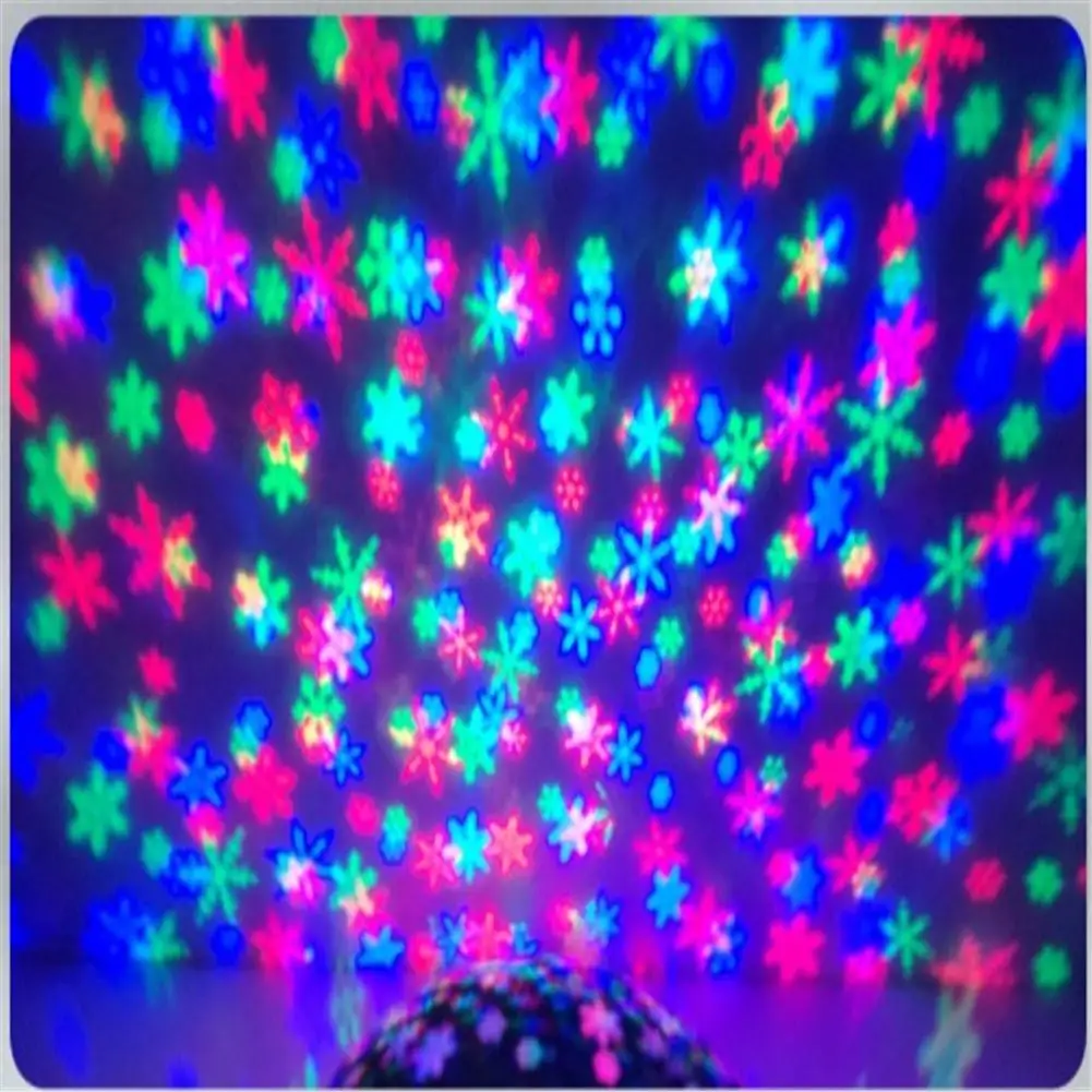 Novelty USB Charging RGB Projector Lamp Automatically Rotating Led Night Light For Home Children Bedroom Decoration Magic Lights star night light