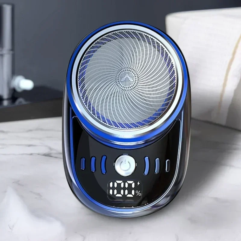 남성용 전기 미니 면도기, USB 충전식 방수 면도기, 여행용 휴대용 면도기, 2024 샤이닝 모델, 새로 업그레이드