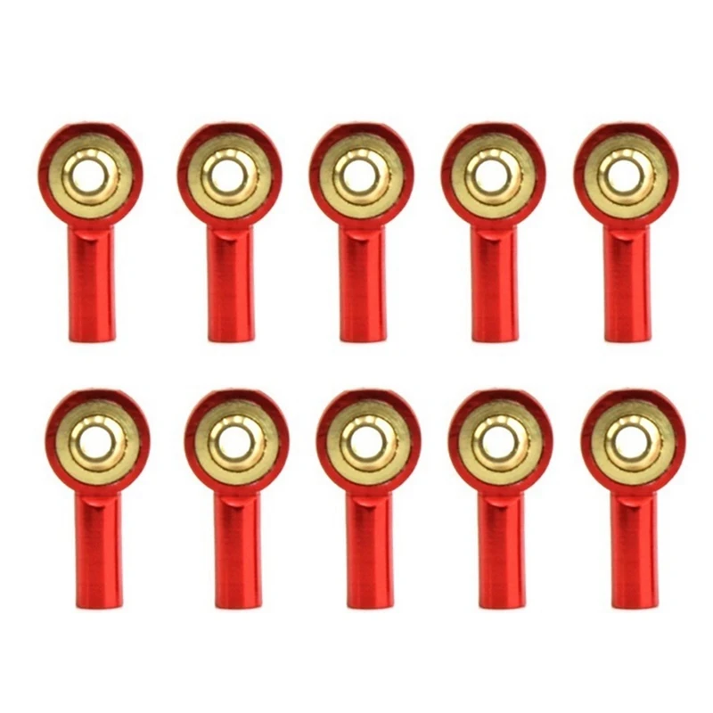 

10Pcs Metal M2 Link Tie Rod End Ball Joint Buckle Steering Pushrod Tie Rod End For RC Car Boat Upgrade Parts