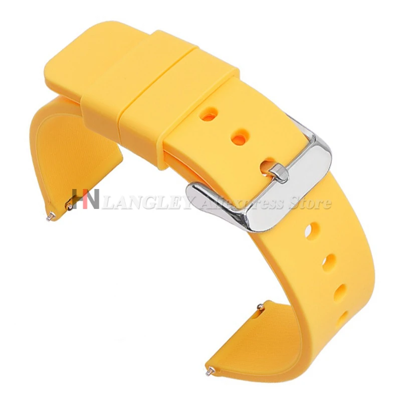 Universal Silicone Rubber Watch Strap - Multi-Size Adjustable Band