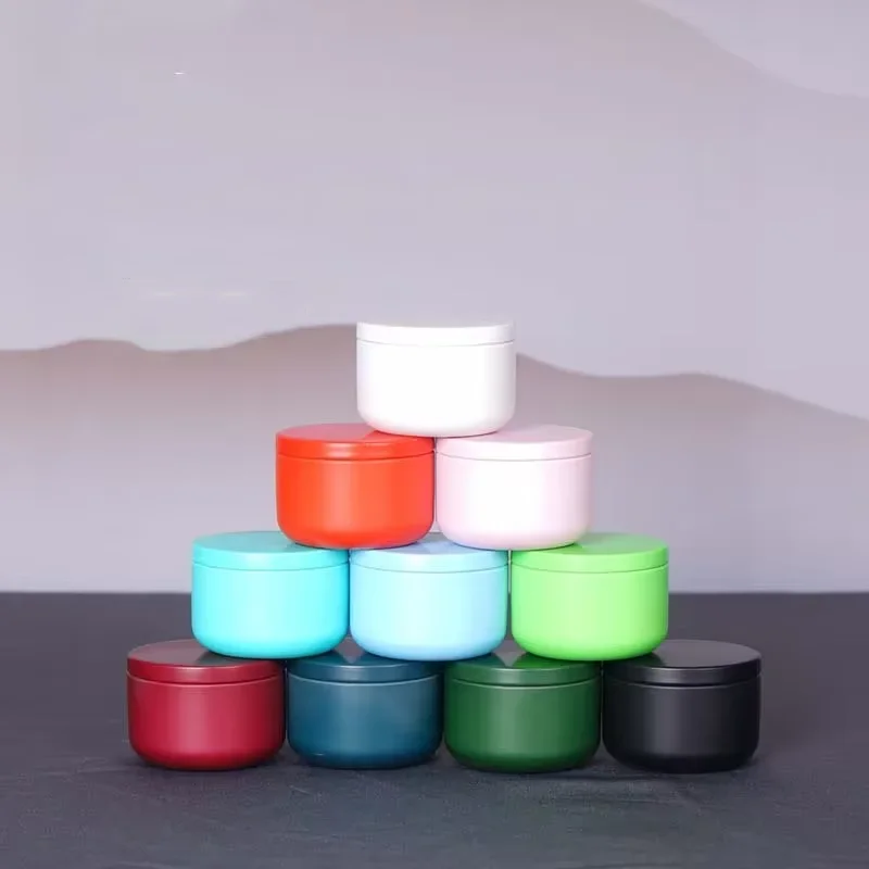Tea Tin Box Mini Tin Tea Storage Containers Portable 30ml Small Box Candle Making Sealed Tins Jewelry Coffee Spices Storage tea canister,airtight container
