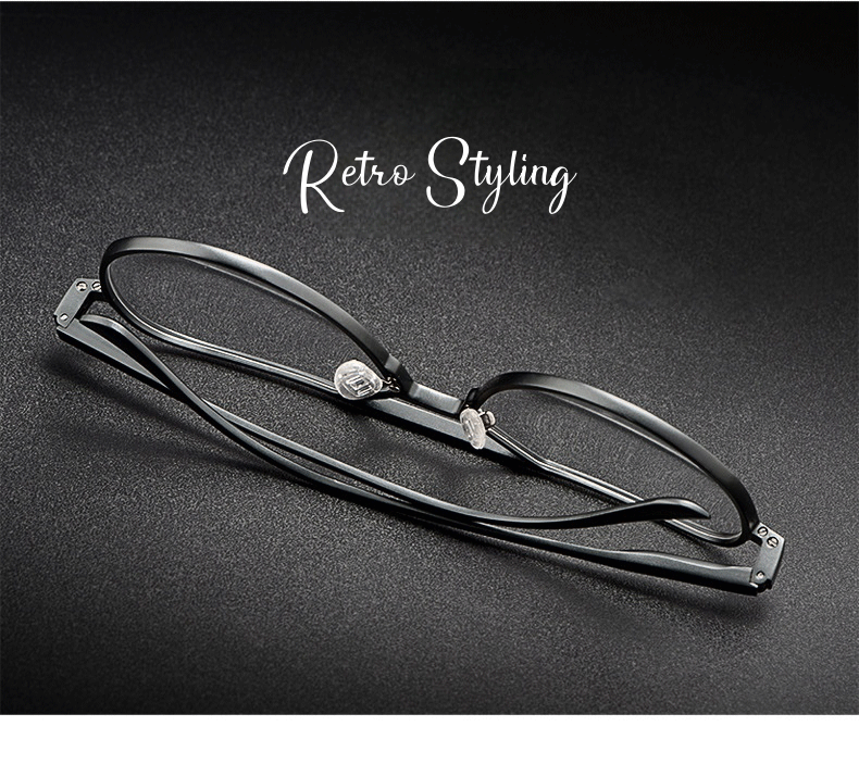 Reines Titan ultraleichte Doppels trahl große Brille Rahmen Männer Pilot dekorative Brillen Rezept Myopie optische Brillen – Detail 6