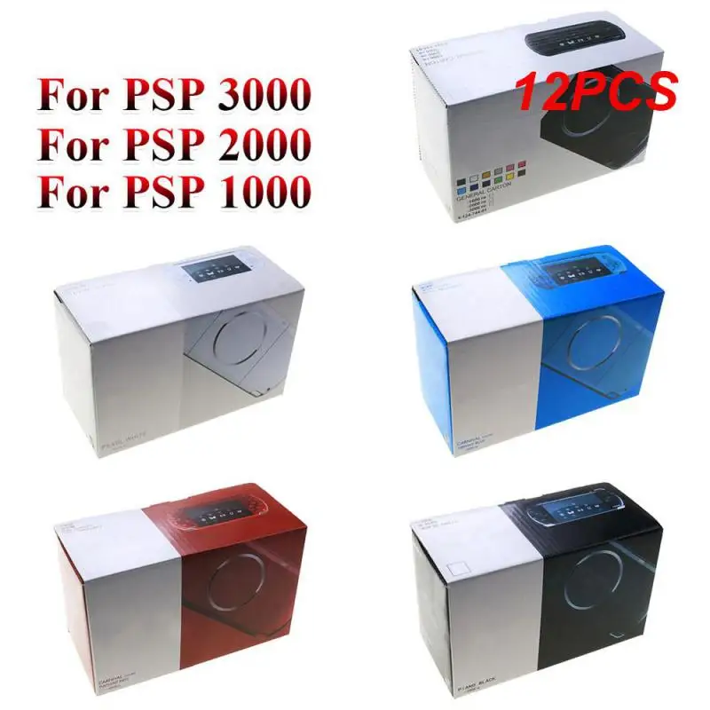 

12PCS YuXiFor 1000 2000 3000 Game Console New Packing Box Carton for PSP3000 Game Console Packaging with Manual and Insert