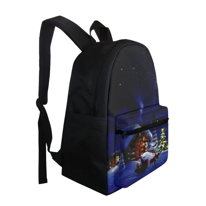 3D Moda Estudante Escola Bolsa Laptop Mochila