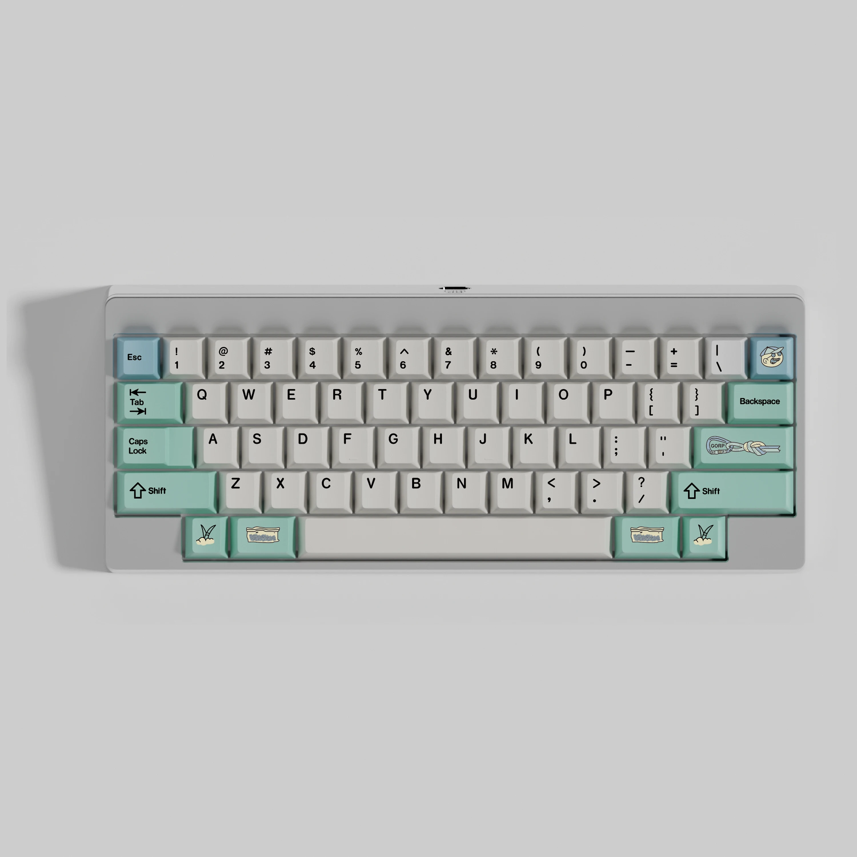 108 Layout GMK GORP Keycap Set 7U Space Sublimation Cherry Profile Mechanical ...
