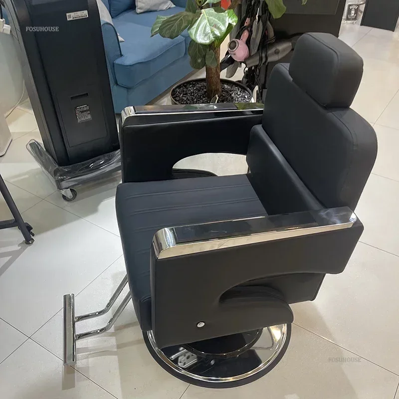 Description Picture 3 of itemHairdressing Swivel Barber Chairs Recliner Adjustable Hair Cutting Chair Comfortable Spa Home Furniture Beauty Salon Armchairs