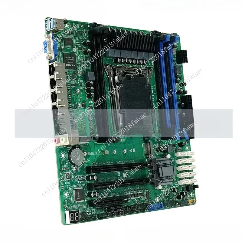 X99 마더보드 E5-V3V4 4방향 2.5G 10Sata C612 IPC Nas 소프트..