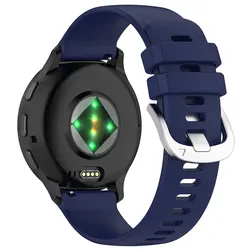 Silicone Wristband Replacement for Smartwatch - Soft and Comfortable Strap Bracelet (Midnight blue)