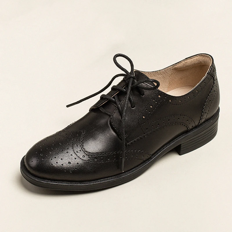 2023 scarpe oxford da donna scarpe stringate scarpe a punta moda casual da donna scarpe eleganti da lavoro marrone tacchi alti da donna  322