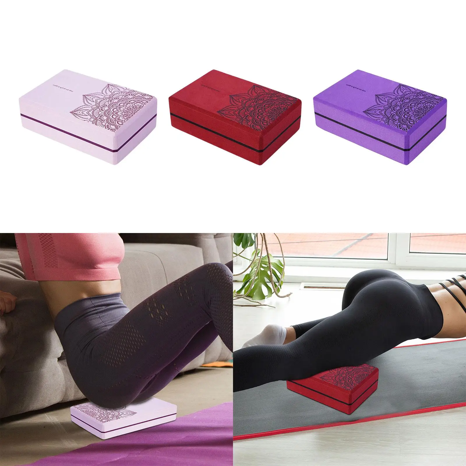 Yoga Block Multifunction Non Slip Surface Yoga Accessories Yoga Brick for