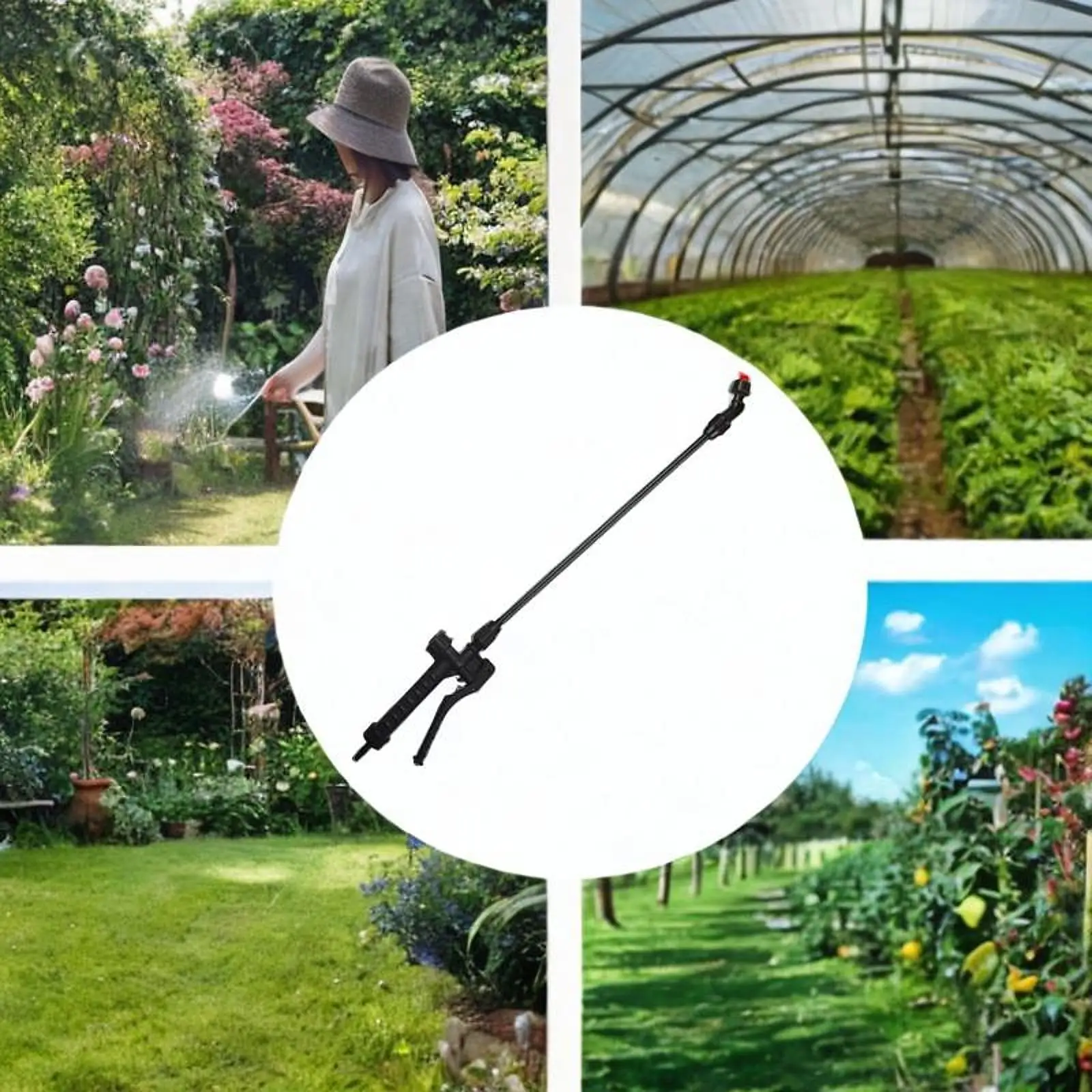 Extension Spray Wand Assembly Portable Versatile Handheld Spray Equipment for Outdoor Farm Gardening Watering Fruit Tree