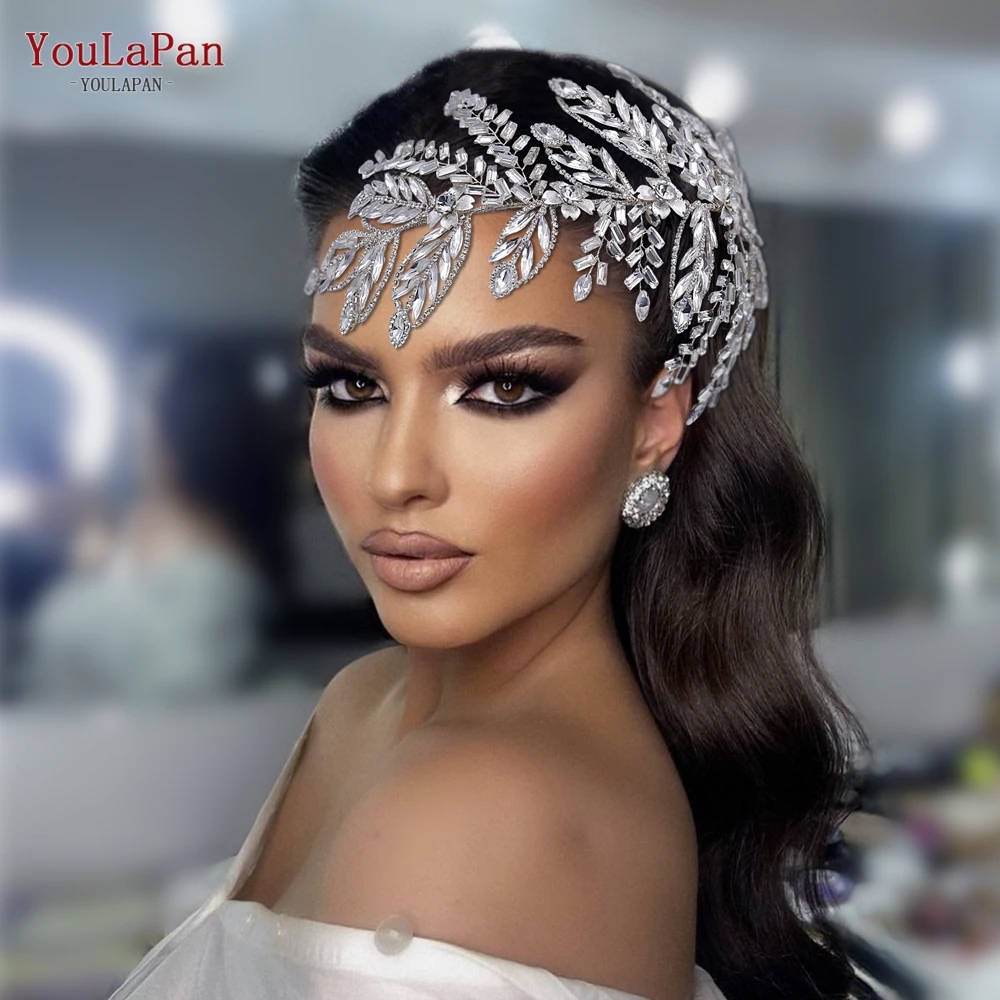 

YouLaPan HP468 Rhinestone Bridal Headpiece Wedding Headbands Hair Accessories Bridal Tiara and Headdress Princess Headwear