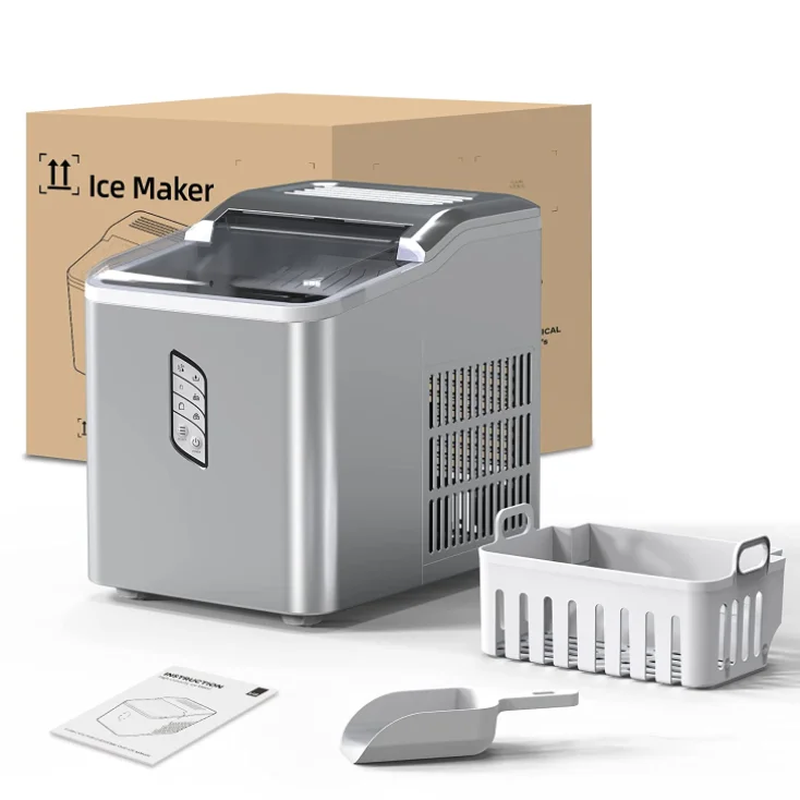 China's Best-Selling Electric Intelligent Portable Home Ice Maker Mini Ready-To-Eat Ice Self-Cleaning Maker