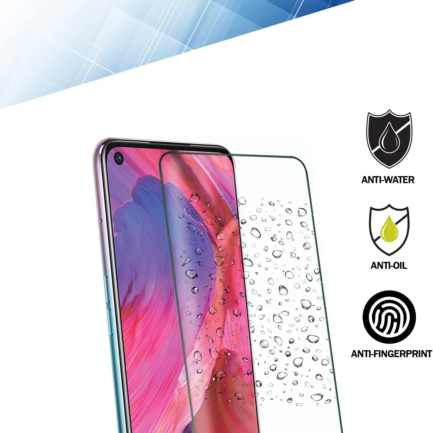 Protector de pantalla de vidrio templado para OPPO A54, piezas, A54S, 2/4 A54-5G