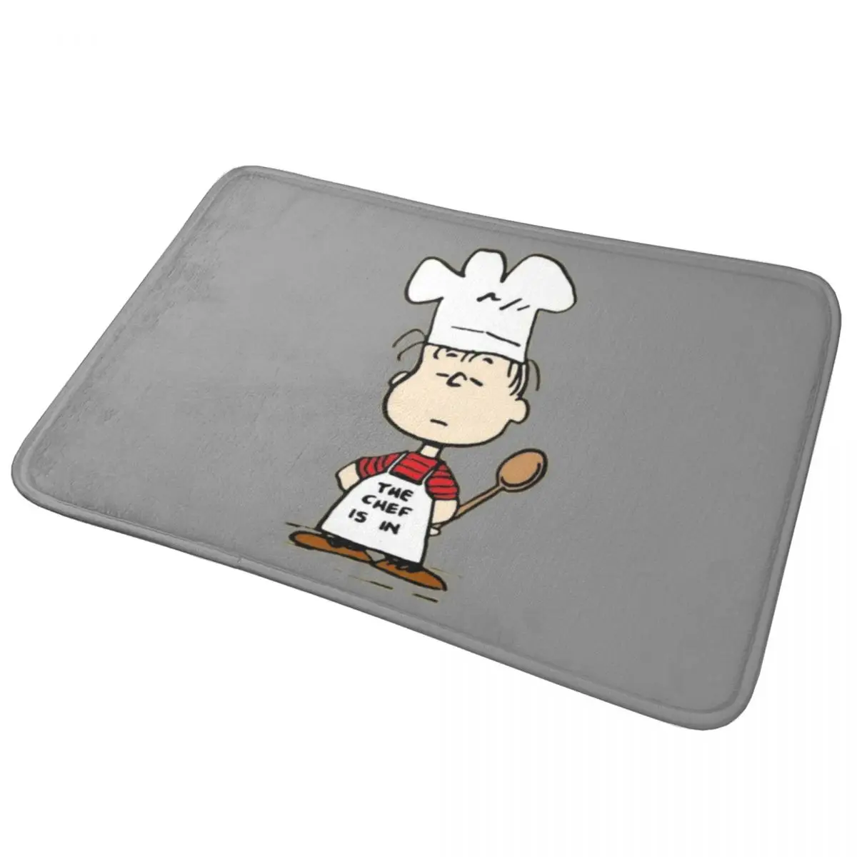 

The Chef Is In - Funny Design Doormat Non-slip Super Absorbent Bathroom Floor Mats Home Entrance Rugs Bedroom Carpet Footpad