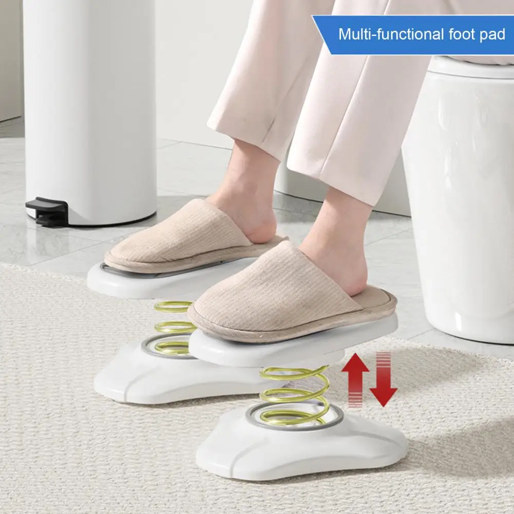 

Office Foot Stool High Stability Anti-slip Design Lightweight Portable Foot Rest Massage Pad Plastic Low Stool