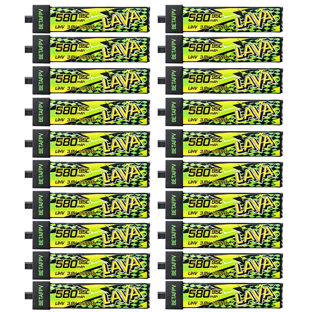 20PCS 580mAh 1S 95C