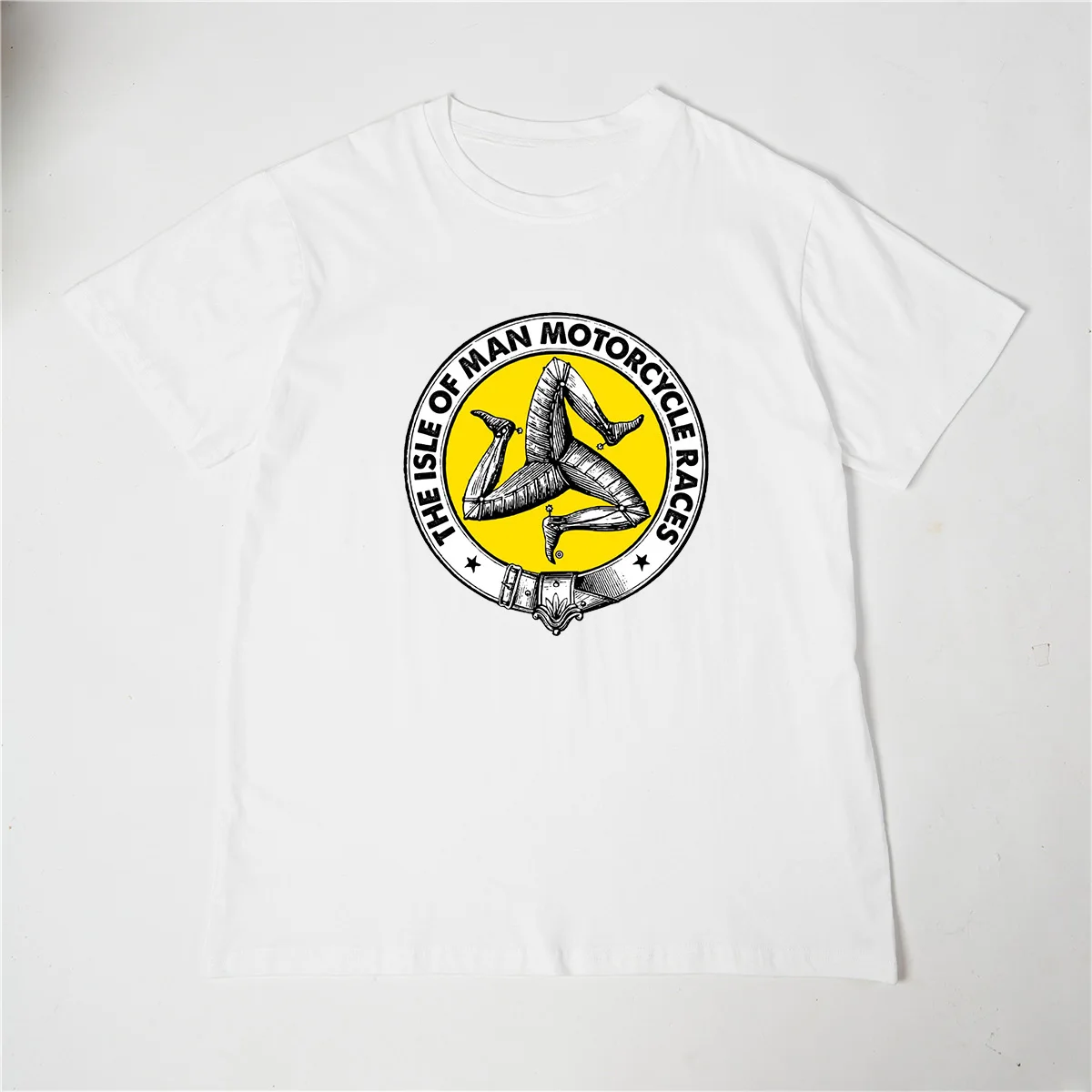 

New Arrived Mens t shirt summer style o-neck men t shirt Isle of Man Motorcycle Mens T-shirt Euro size TOPS