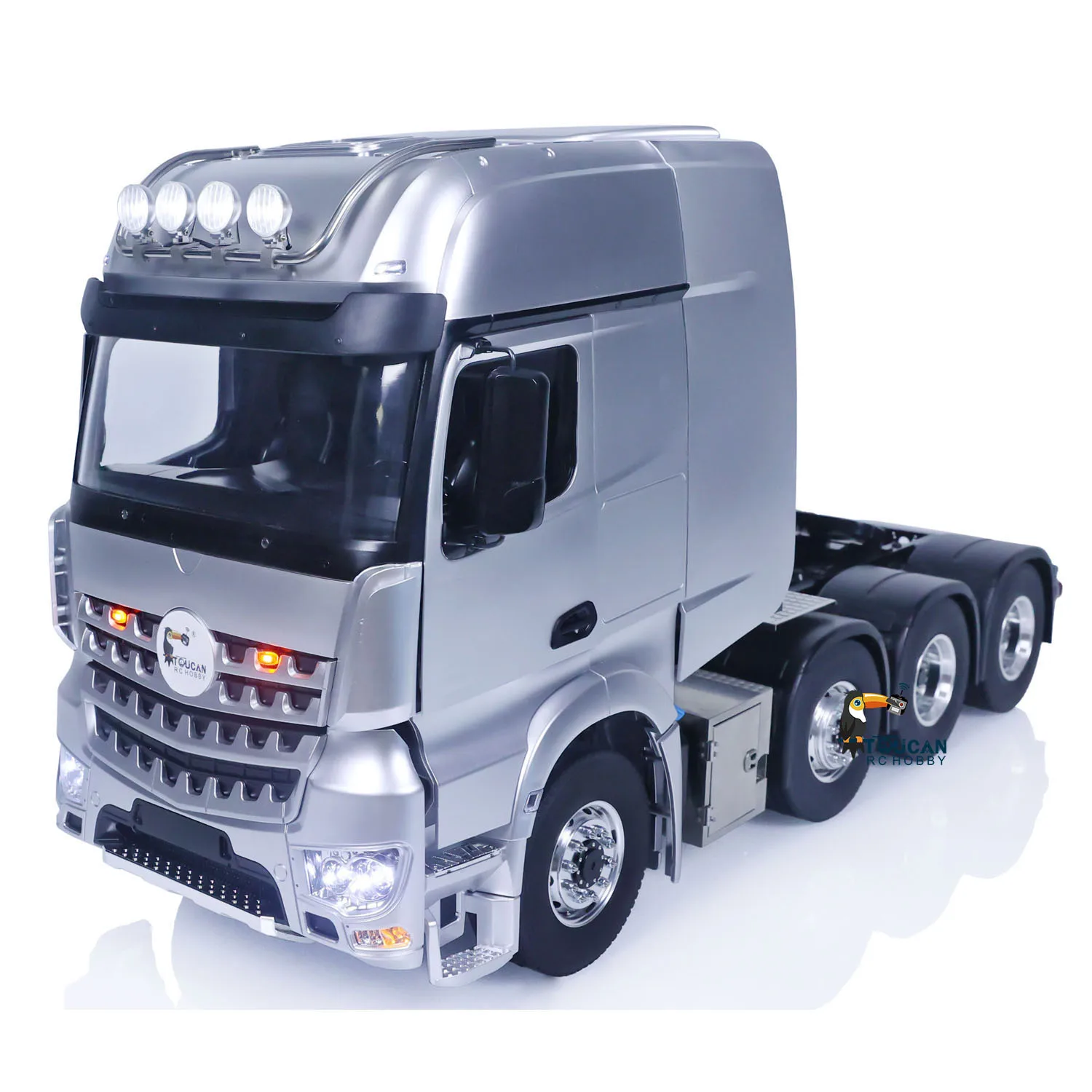LESU 1/14 8x8 RC Tractor Truck Metal Chassis High-Quality DIY Remote Control Car with Painted and Finished ESC Toys THZH1538 5