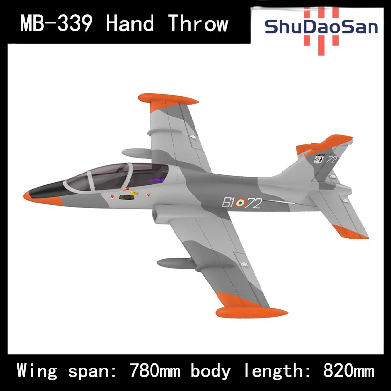 Mb-339 Hand Throw 50 Channel Epo Aircraft Model Professional Small Aircraft Giocattolo Telecomandato Elettrico Ad Ala Fissa